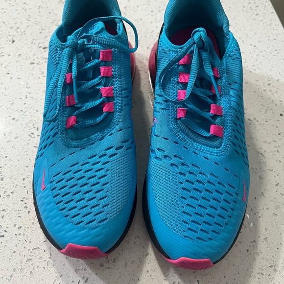 Nike Kids Air Max 270 Sneakers - Teal and Pink - Picture 4 of 6